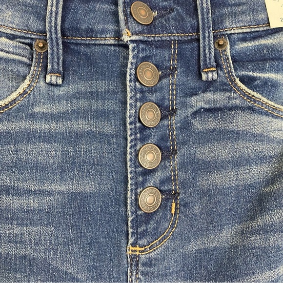 Abercrombie & Fitch Womens Jeans Size 24/00 R Curve Love High Rise Super Skinny - Picture 8 of 13